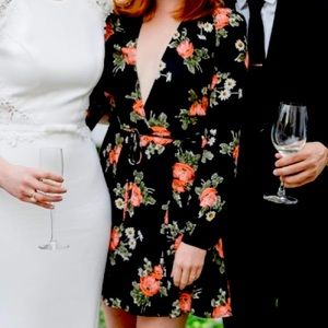 Reformation Leslie Dress / Midnight Bloom / XXS